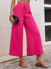 Load image into Gallery viewer, High Waist Slit Wide Leg Pants - Sizes S-XL Ti Amo I love you
