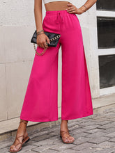 Load image into Gallery viewer, High Waist Slit Wide Leg Pants - Sizes S-XL Ti Amo I love you
