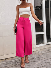 Load image into Gallery viewer, High Waist Slit Wide Leg Pants - Sizes S-XL Ti Amo I love you
