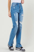 Load image into Gallery viewer, High Waisted Wide Leg Jeans Ti Amo I love you
