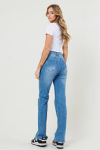 Load image into Gallery viewer, High Waisted Wide Leg Jeans Ti Amo I love you
