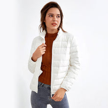 Load image into Gallery viewer, High-grade Lightweight Short White Duck Down Thin Down Jacket - Sizes S-3XL Ti Amo I love you
