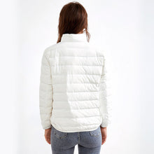 Load image into Gallery viewer, High-grade Lightweight Short White Duck Down Thin Down Jacket - Sizes S-3XL Ti Amo I love you
