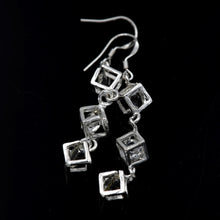 Load image into Gallery viewer, High-grade Zircon 925 Silver Plated Earrings Ti Amo I love you
