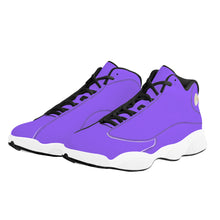 Load image into Gallery viewer, Ti Amo I love you  - Exclusive Brand - Heliotrope 3 - Mens / Womens - Basketball Shoes - Black Laces
