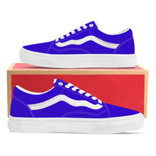 Load image into Gallery viewer, Ti Amo I love you - Exclusive Brand - Violet Blue - Low Top Flat Sneaker
