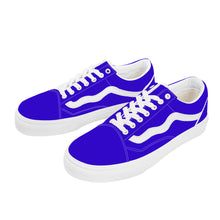 Load image into Gallery viewer, Ti Amo I love you - Exclusive Brand - Violet Blue - Low Top Flat Sneaker
