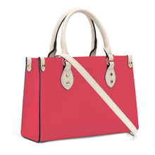 Load image into Gallery viewer, Ti Amo I love you - Exclusive Brand - Bright Mandy  - Luxury Womens PU Tote Bag - Cream Straps
