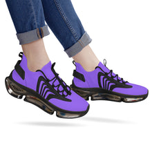 Load image into Gallery viewer, Ti Amo I love you - Exclusive Brand - Heliotrope 3 - Script Double Heart - Air Max React Sneakers - Black Soles
