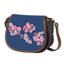 Load image into Gallery viewer, Ti Amo I love you - Exclusive Brand - San Juan - Pink Floral Branch - Saddle Bag
