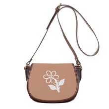 Load image into Gallery viewer, Ti Amo I love you - Exclusive Brand  - Feldspar - White Daisy Saddle Bag
