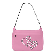 Load image into Gallery viewer, Ti Amo I love you - Exclusive Brand - Wewak 2 - Double White Heart - Journey Computer Shoulder Bag
