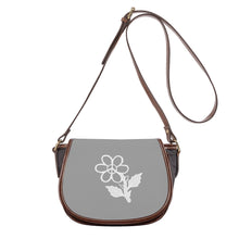 Load image into Gallery viewer, Ti Amo I love you - Exclusive Brand - Silver Chalice - White Daisy -  Saddle Bag
