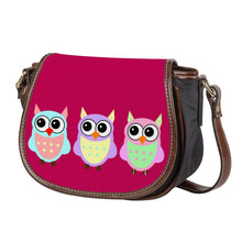 Load image into Gallery viewer, Ti Amo I love you - Exclusive Brand - Lipstick 2 - 3 Owls -  Saddle Bag
