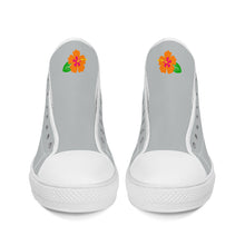 Load image into Gallery viewer, Ti Amo I love you Exclusive Brand - High - Top Canvas Shoes - White Soles
