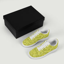 Load image into Gallery viewer, Ti Amo I love you  - Exclusive Brand - Tacha, Putty, Olive Green Camouflage -  Low Top Unisex Sneakers
