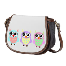 Load image into Gallery viewer, Ti Amo I love you - Exclusive Brand - Concrete - 3 Owls -  Saddle Bag
