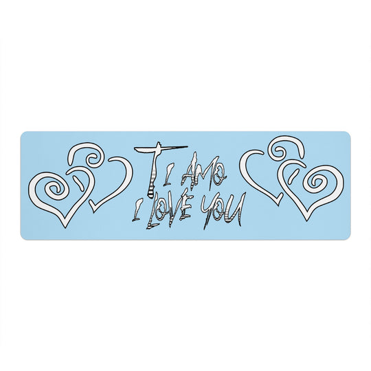 Ti Amo I love you - Exclusive Brand - Regent St Blue - Yoga Mat
