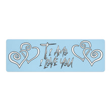 Load image into Gallery viewer, Ti Amo I love you - Exclusive Brand - Regent St Blue - Yoga Mat
