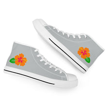 Load image into Gallery viewer, Ti Amo I love you Exclusive Brand - High - Top Canvas Shoes - White Soles
