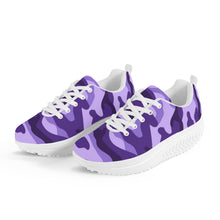 Load image into Gallery viewer, Ti Amo I love you -  Exclusive Brand  - Minsk, Grape 2, Mauve 2, Fushia Blue &amp; Jacarta Camouflage - Women&#39;s Mesh Heightening Shaking Shoe
