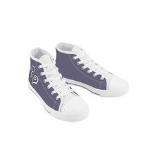 Load image into Gallery viewer, Ti Amo I love you - Exclusive Brand - Dolphin - Kids High Top Canvas Shoes
