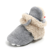 Load image into Gallery viewer, Infant / Newborn Baby / Toddler -  Girls / Boys - Sock Shoes -  First Walkers Booties - Cotton Soft Comfortable - Anti-slip Warm Crib Shoes Ti Amo I love you
