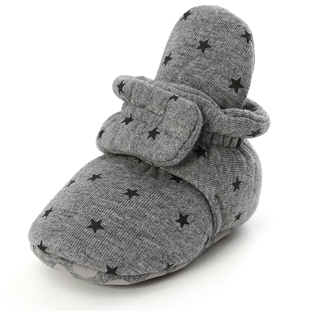 Infant / Newborn Baby / Toddler -  Girls / Boys - Sock Shoes -  First Walkers Booties - Cotton Soft Comfortable - Anti-slip Warm Crib Shoes Ti Amo I love you
