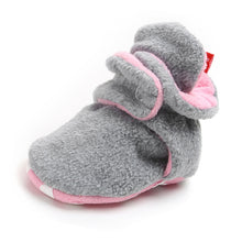 Load image into Gallery viewer, Infant / Newborn Baby / Toddler -  Girls / Boys - Sock Shoes -  First Walkers Booties - Cotton Soft Comfortable - Anti-slip Warm Crib Shoes Ti Amo I love you
