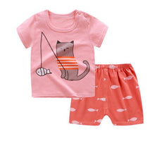 Load image into Gallery viewer, Infant / Toddler - Summer 2pc Sts - Soft Outfits  - Sizes 9mth- 5T Ti Amo I love you
