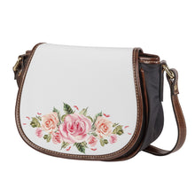 Load image into Gallery viewer, Ti Amo I love you - Exclusive Brand - Concrete - Roses - Saddle Bag
