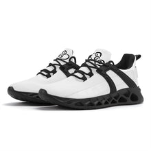 Load image into Gallery viewer, Ti Amo I love you - Exclusive Brand - White - Double Black Heart - New Elastic Sport Sneakers - Black Soles
