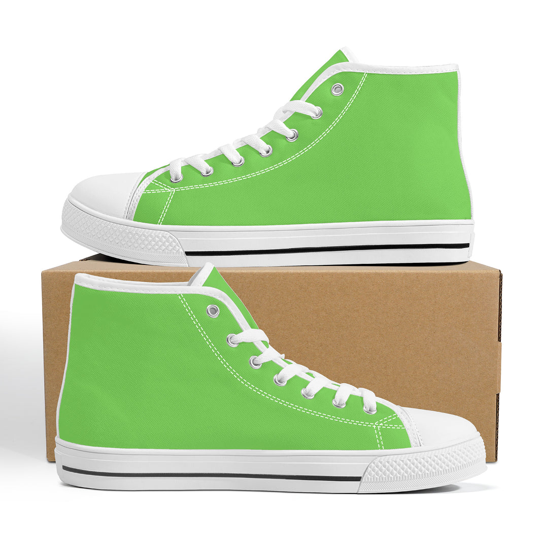 Ti Amo I love you - Exclusive Brand - Pastel Green - High-Top Canvas - White Soles