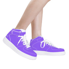 Load image into Gallery viewer, Ti Amo I love you - Exclusive Brand - Heliotrope 3 -  High Top Unisex Sneakers
