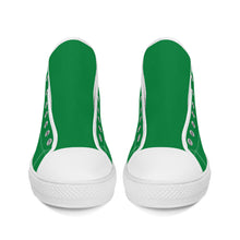 Load image into Gallery viewer, Ti Amo I love you - Exclusive Brand - Fun Green - High-Top Canvas - White Soles
