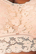 Load image into Gallery viewer, JadyK Juliette Full Size Crisscross Lace Bralette Ti Amo I love you
