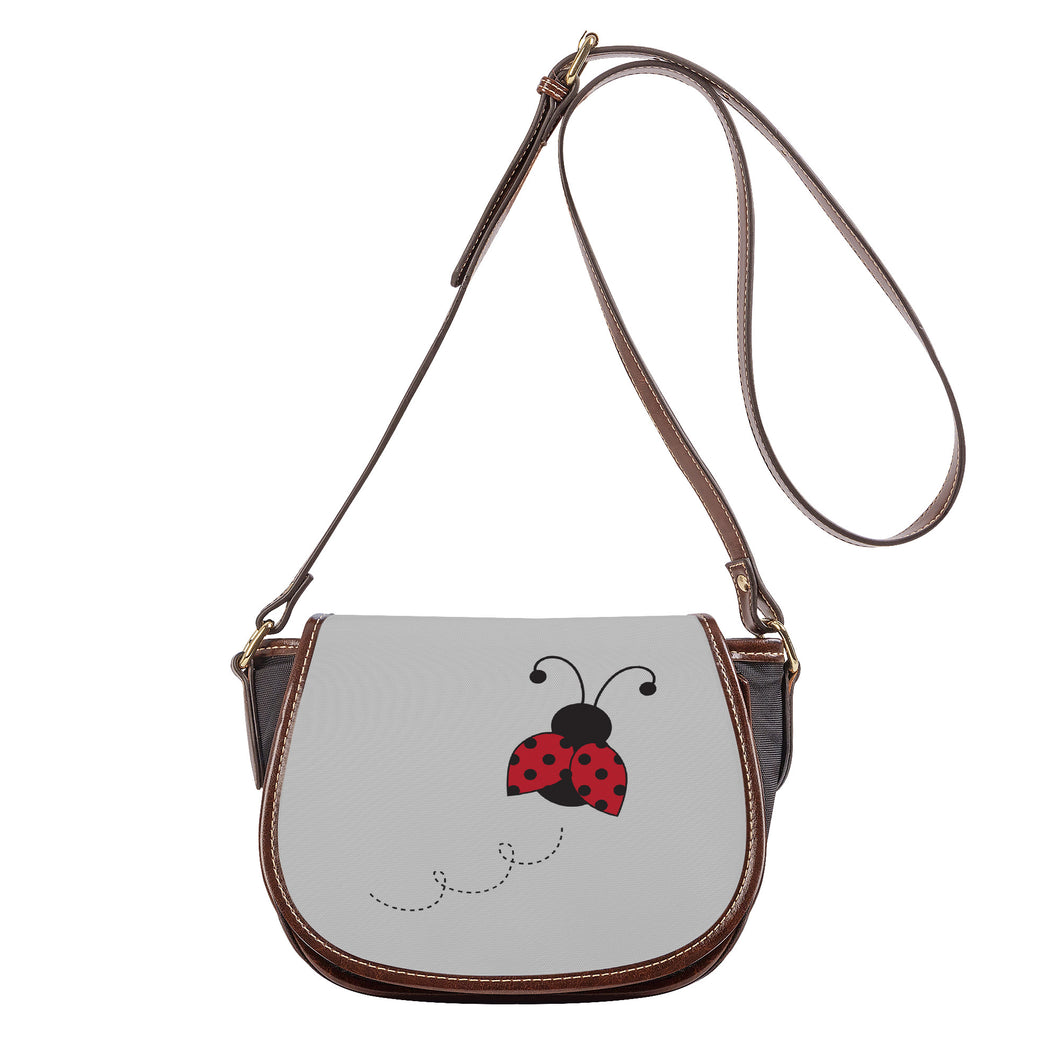 Ti Amo I love you - Exclusive Brand - Silver - Ladybug - Saddle Bag