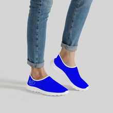 Load image into Gallery viewer, Ti Amo I love you - Exclusive Brand  - Blue - Double Blue Heart -Women&#39;s Mesh Running Shoes
