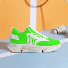 Load image into Gallery viewer, Ti Amo I love you - Exclusive Brand - Florescent Green - Mens / Womens - Air Max React Sneakers - White Soles
