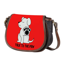 Load image into Gallery viewer, Ti Amo I love you - Exclusive Brand - Red - Talk to the Paw -  Saddle Bag
