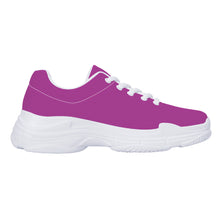 Load image into Gallery viewer, Ti Amo I love you - Exclusive Brand - Warm Purple - Angry Fish - Chunky Sneakers - White Soles
