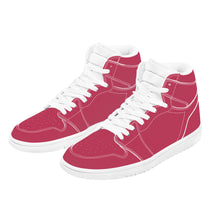 Load image into Gallery viewer, Ti Amo I love you - Exclusive Brand - Viva Magenta - High Top Synthetic Leather Sneaker
