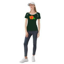 Load image into Gallery viewer, Ti Amo I love you - Exclusive Brand - Celtic - Hawaiian Flower - Women&#39;s T shirt - Sizes XS-2XL
