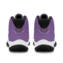 Load image into Gallery viewer, Ti Amo I love you - Exclusive Brand - Dusty Purple - Skeleton Hands with Heart -  High Top Air Retro Sneakers - Black Laces
