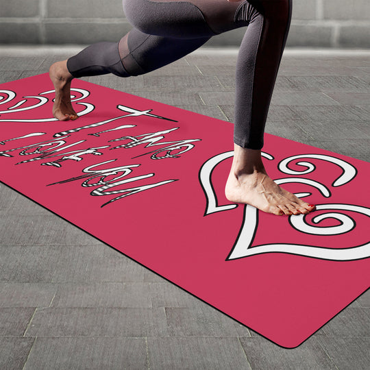 Ti Amo I love you - Exclusive Brand - Viva Magenta 3 - Yoga Mat