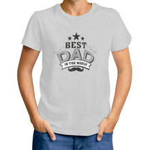 Load image into Gallery viewer, Ti Amo I love you - Exclusive Brand  - BEST DAD IN THR WORLD - Men&#39;s T-Shirt - Sizes XS-4XL
