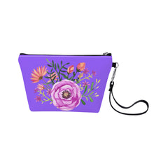 Load image into Gallery viewer, Ti Amo I love you - Exclusive Brand - Heliotrope 3 - Floral - Sling Cosmetic Bag
