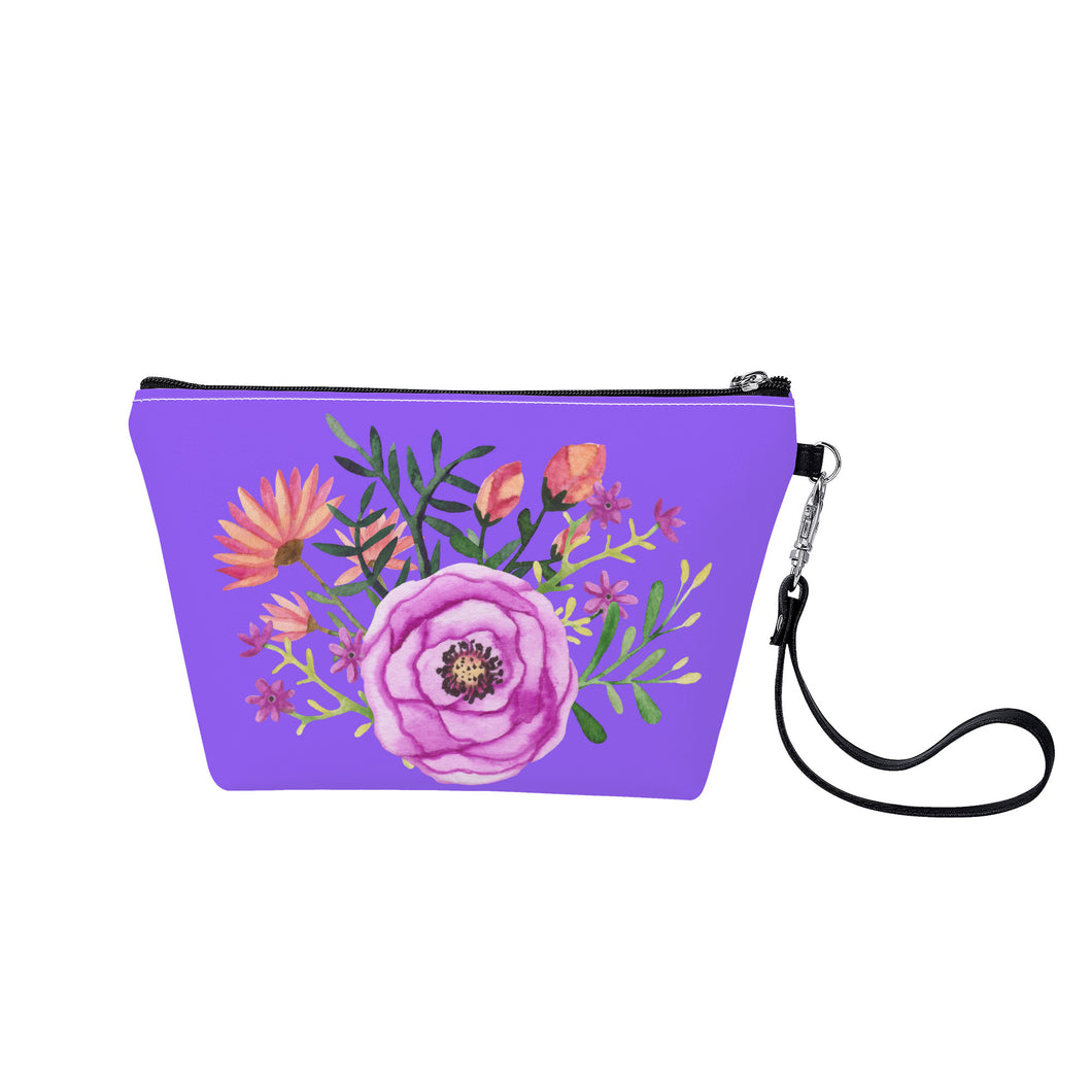 Ti Amo I love you - Exclusive Brand - Heliotrope 3 - Floral - Sling Cosmetic Bag