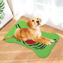 Load image into Gallery viewer, Ti Amo I love you - Exclusive Brand - Pastel Green - Skeleton Hands with Heart  - Big Paws Pet Rug
