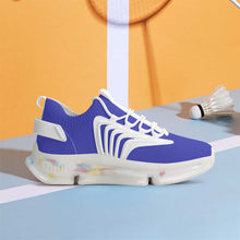 Load image into Gallery viewer, Ti Amo I love you - Exclusive Brand - Bright Blue - Mens / Womens - Air Max React Sneakers - White Soles
